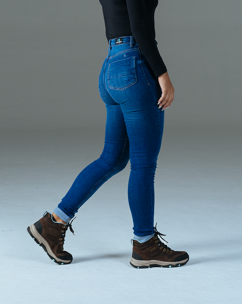 Calça Jeans Escalada Feminina Bolt - Blue Confidence