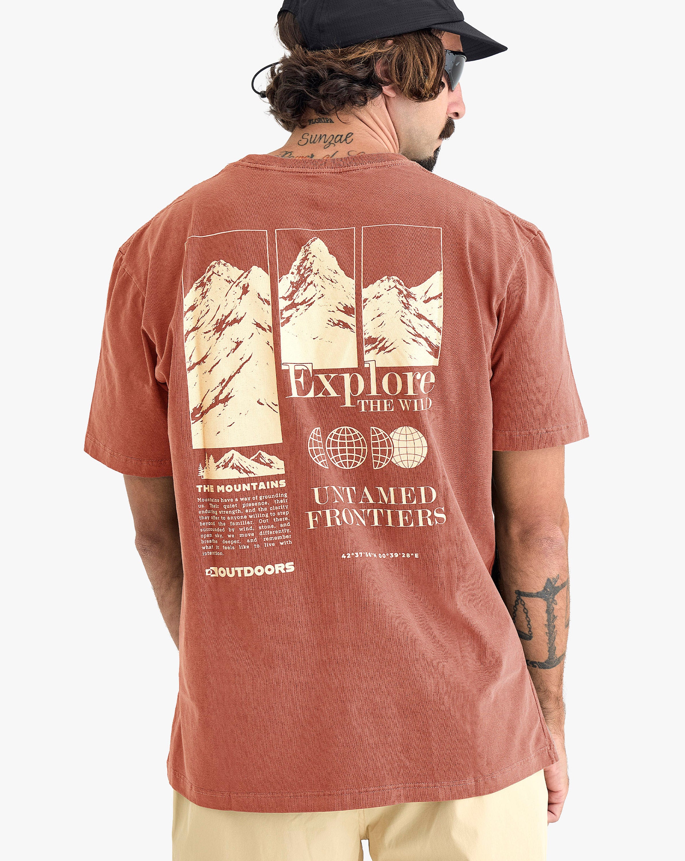 Camiseta Explore All Gender - Terracota