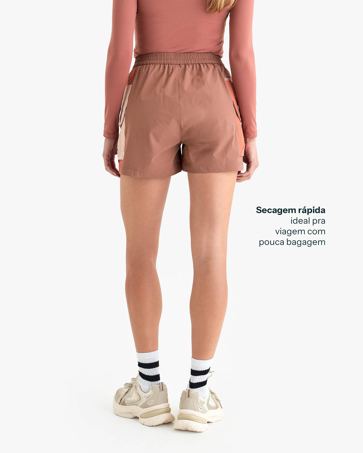 Shorts Raven Feminino - Terracota