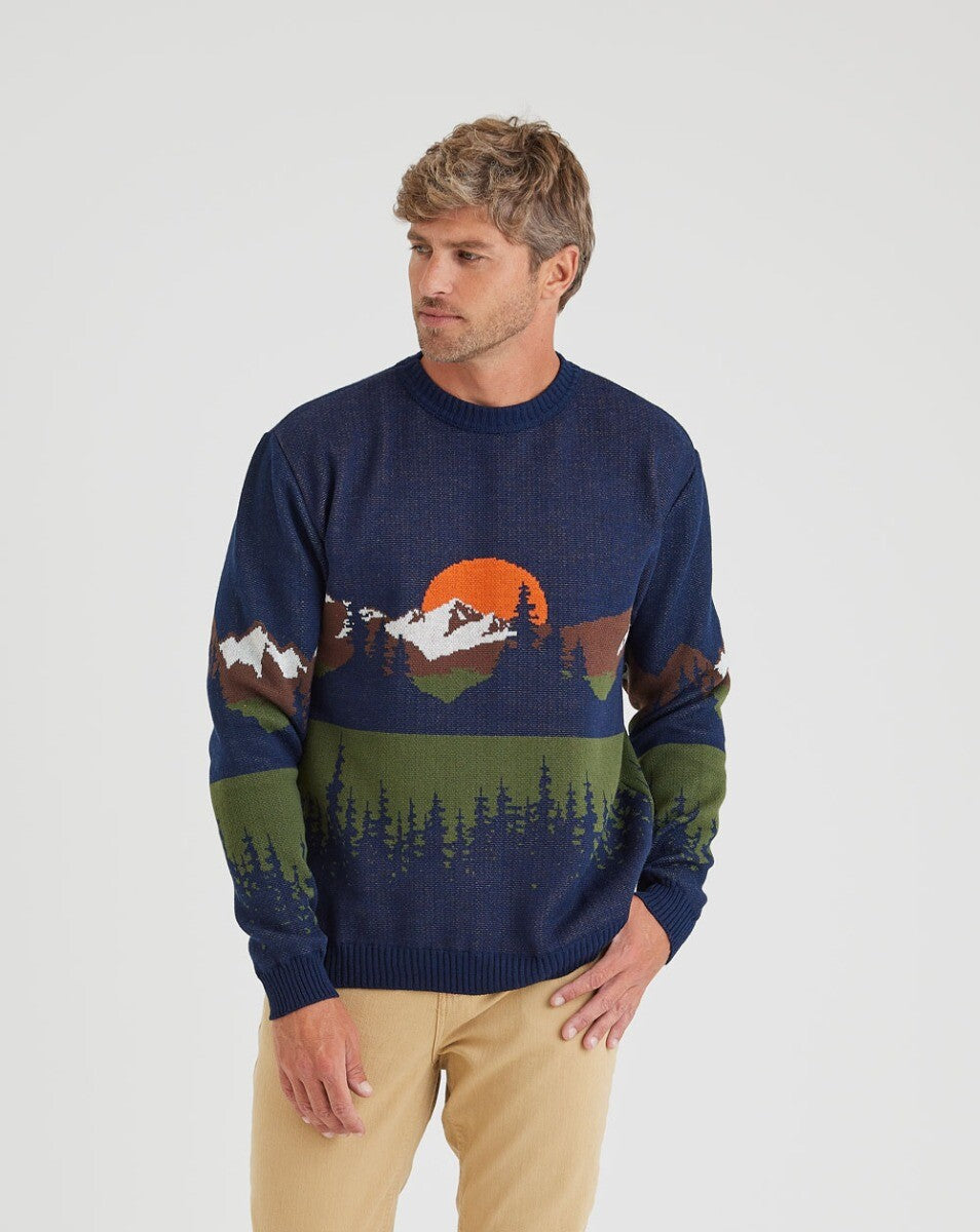 Blusão Tricot Timberline - Azul Marinho