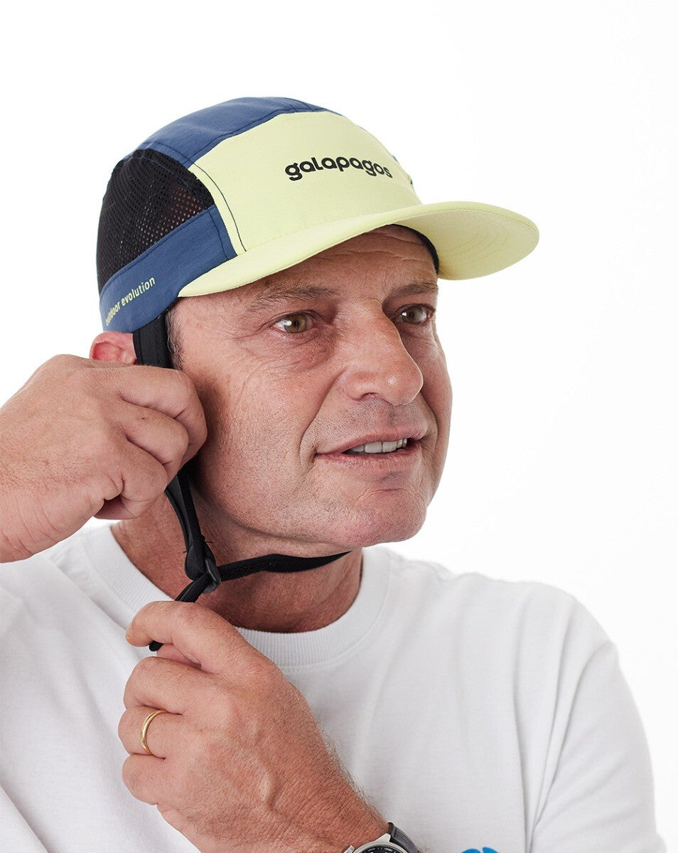 Boné Surf Swell Marinho e Amarelo - Collab Teco Padaratz