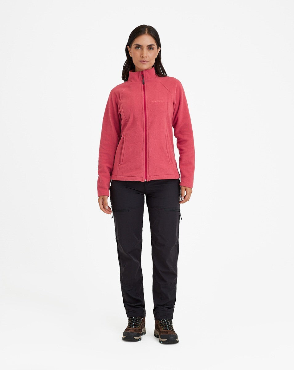 Jaqueta Fleece Kathmandu Fem 2.0 - Goiaba