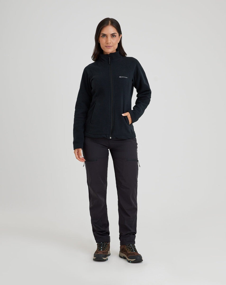 Jaqueta Fleece Kathmandu Fem 2.0 - Preto