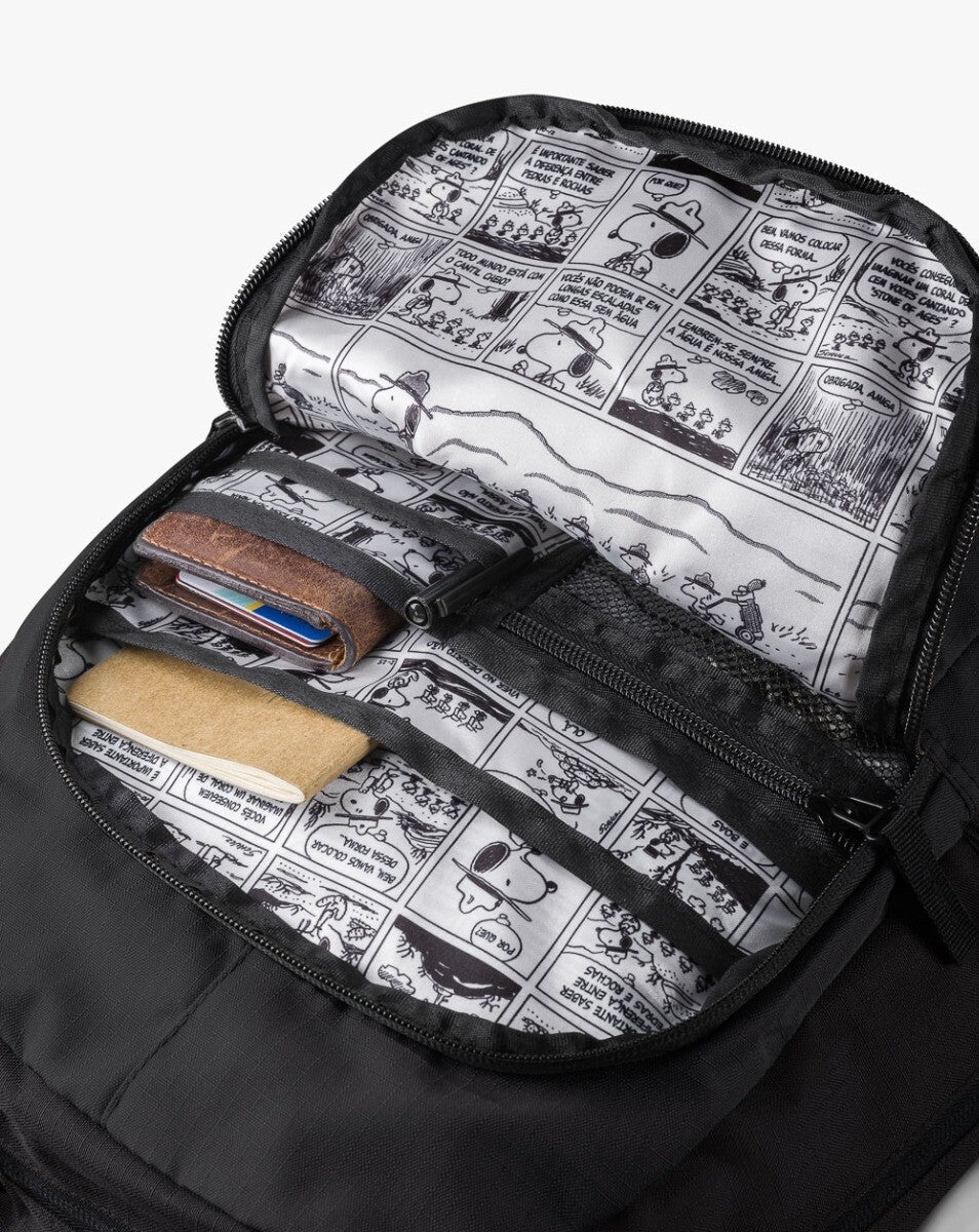 Mochila Gaivota Snoopy 15L - Preto