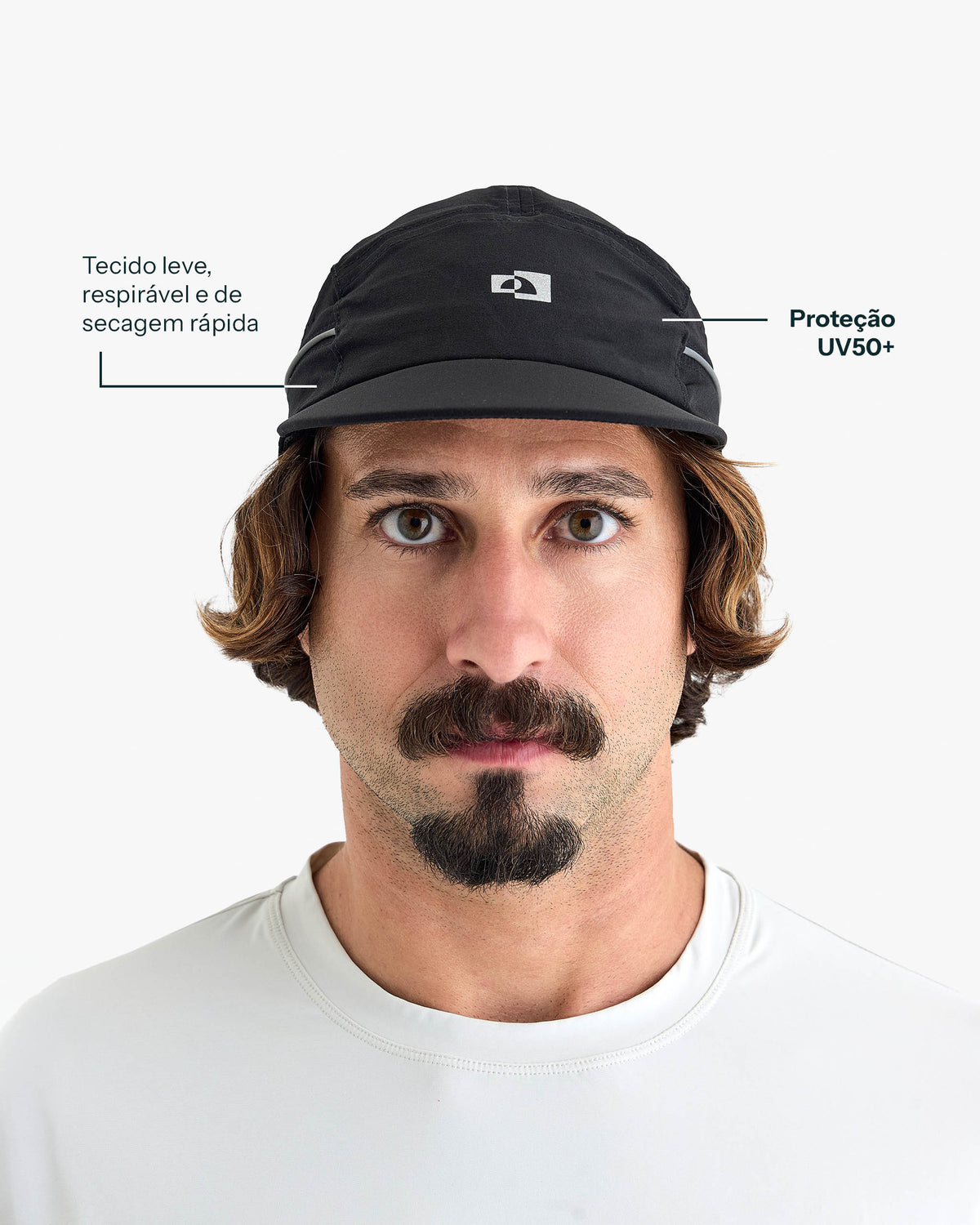 Boné Stride Pro - Preto