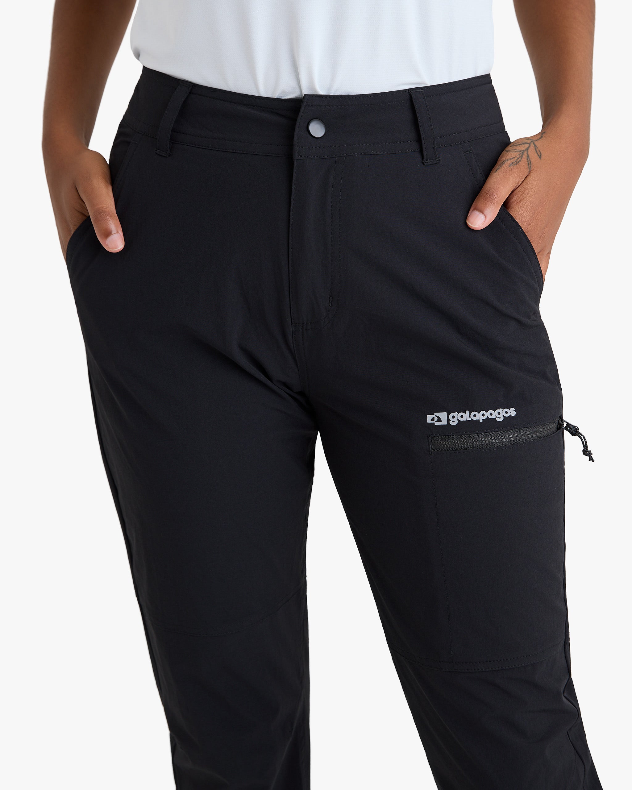 Calça Técnica Discovery Feminina - Preta - Galapagos Outdoor