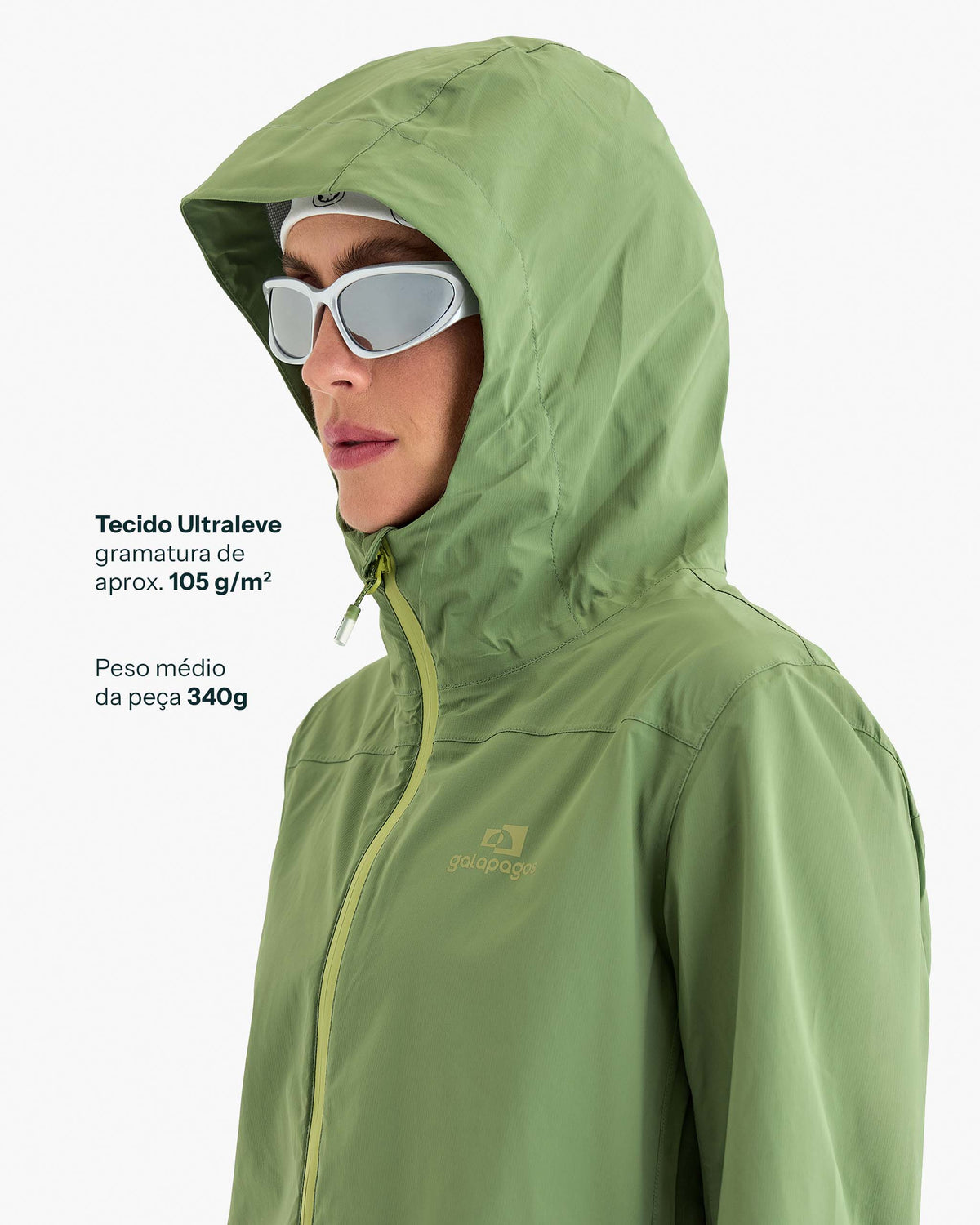 Jaqueta Impermeável Darwin Light Freeze Feminina - Verde