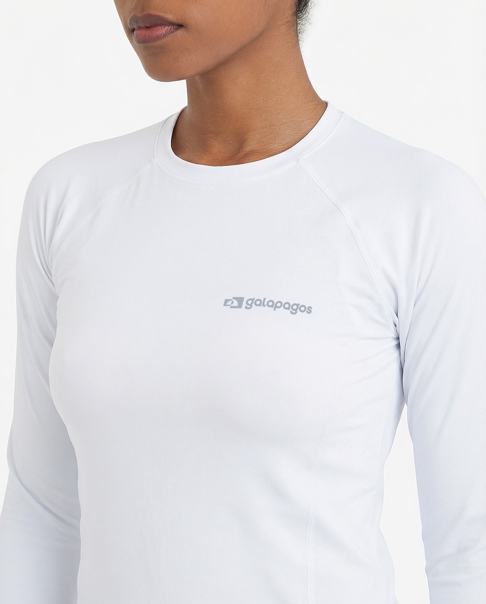 Blusa Segunda Pele UV Vella Feminina - Branca