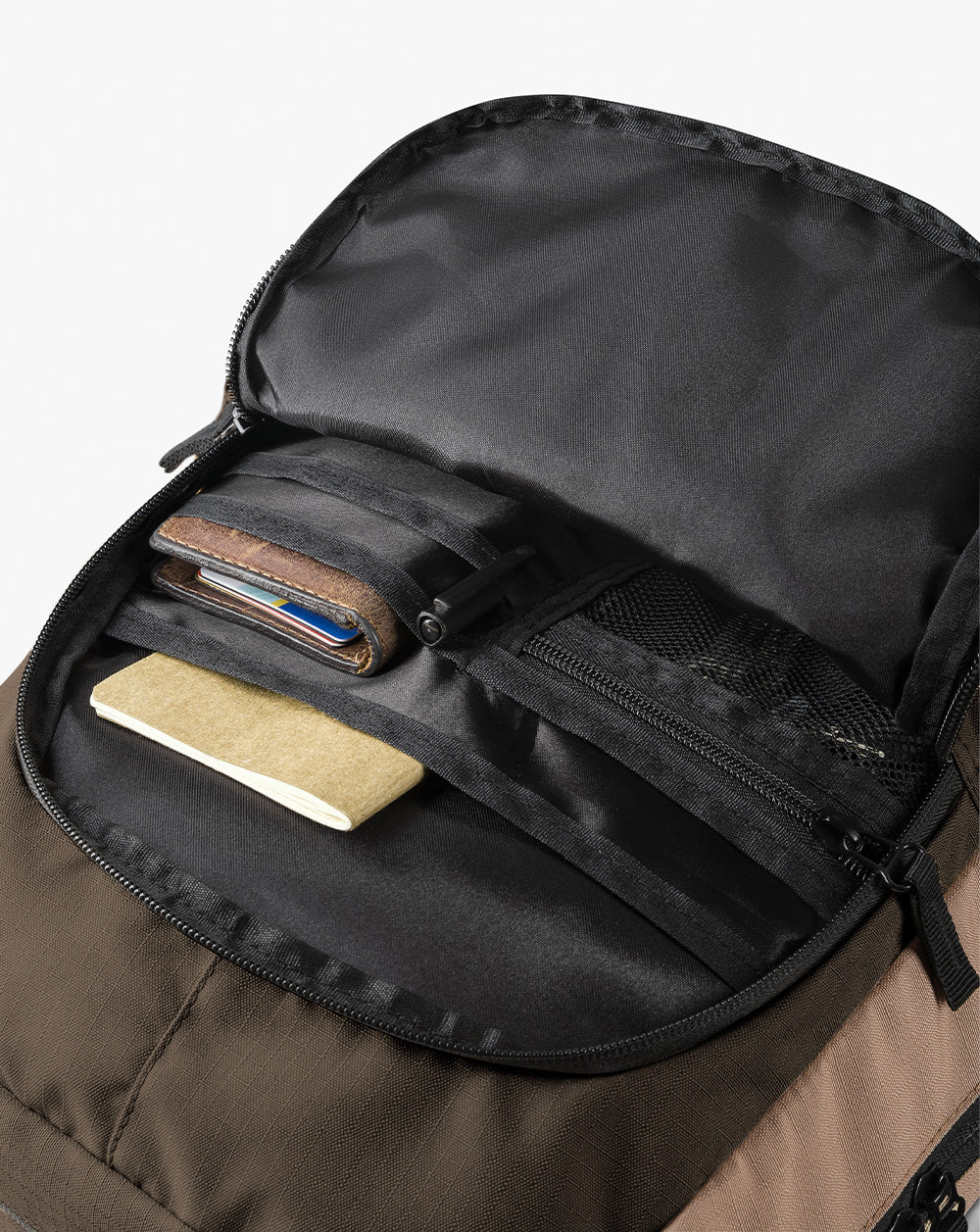 Mochila Gaivota 15L - Marrom, Marinho e Cáqui