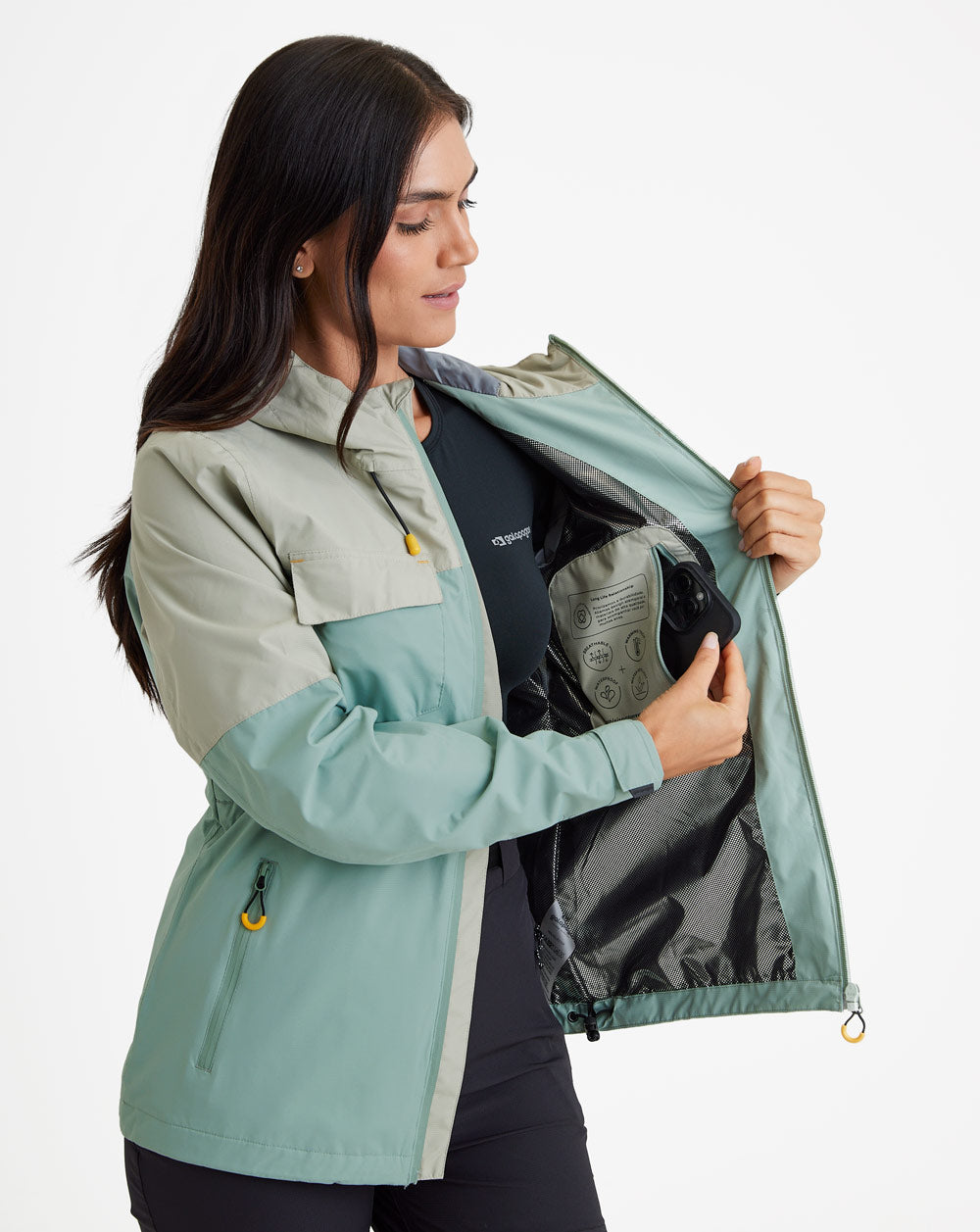 Jaqueta Feminina Impermeável Darwin Heat - Verde