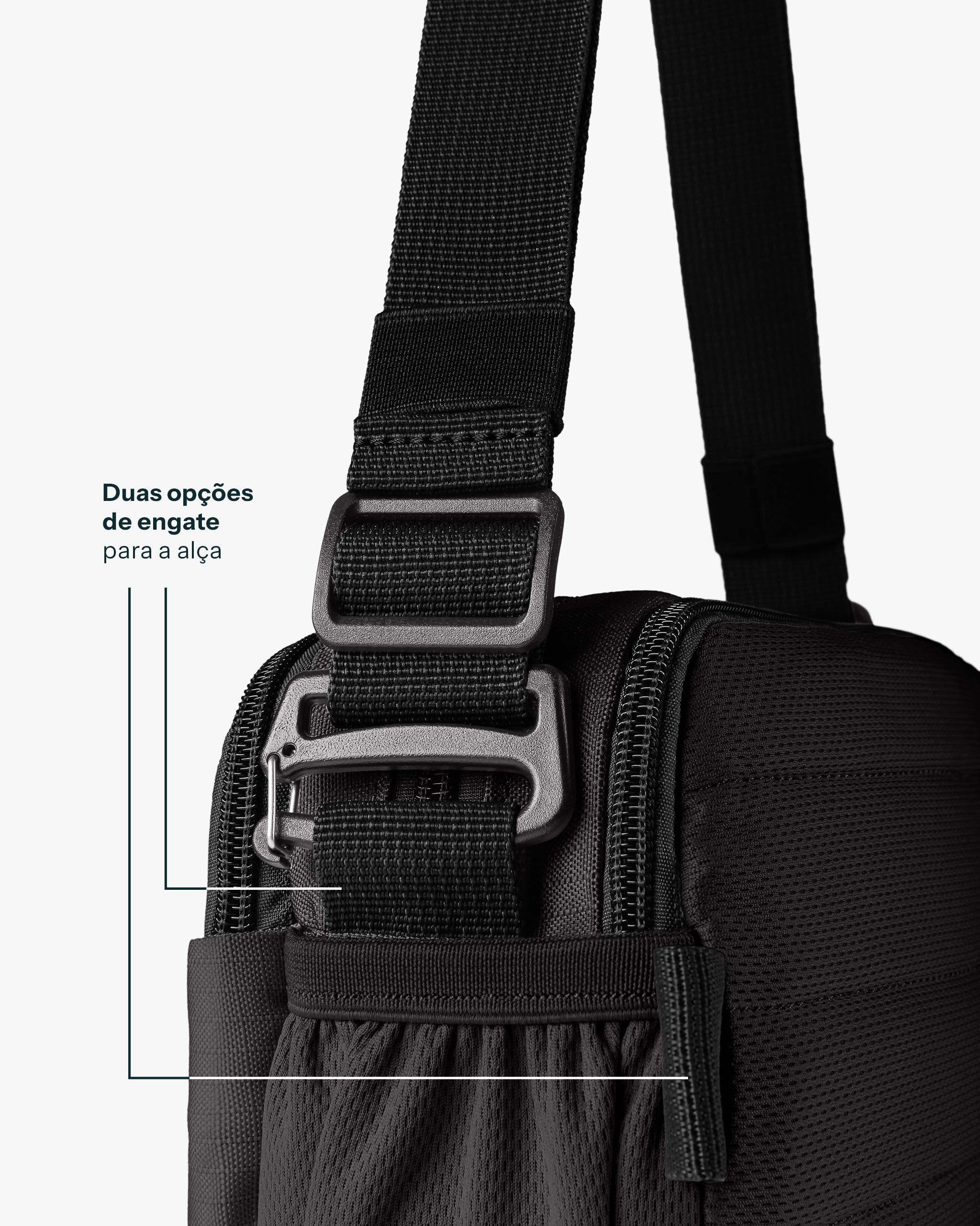 Pochete Camaleão 3L - Preta - Galapagos Outdoor
