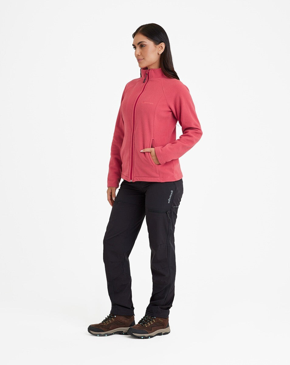 Jaqueta Fleece Kathmandu Fem 2.0 - Goiaba