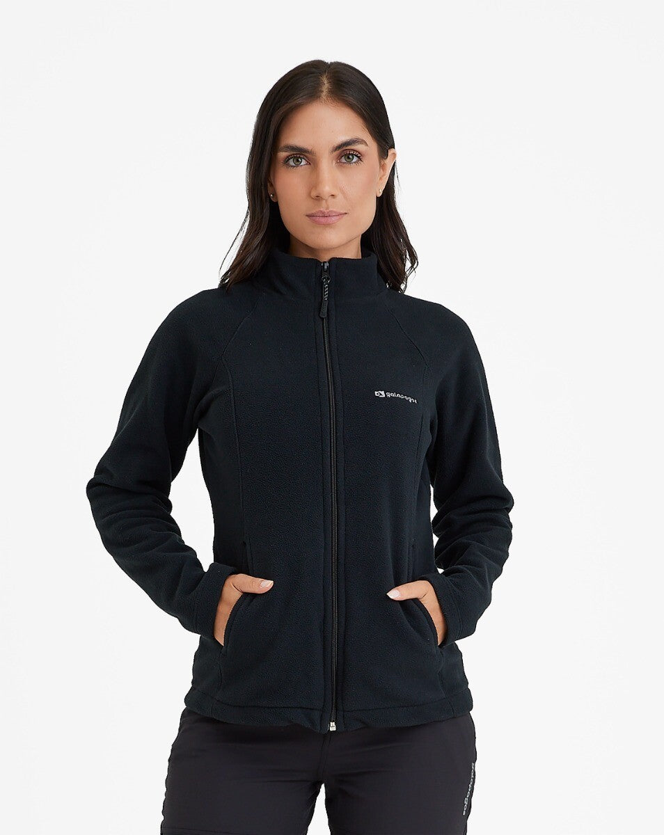 Jaqueta Fleece Kathmandu Fem 2.0 - Preto