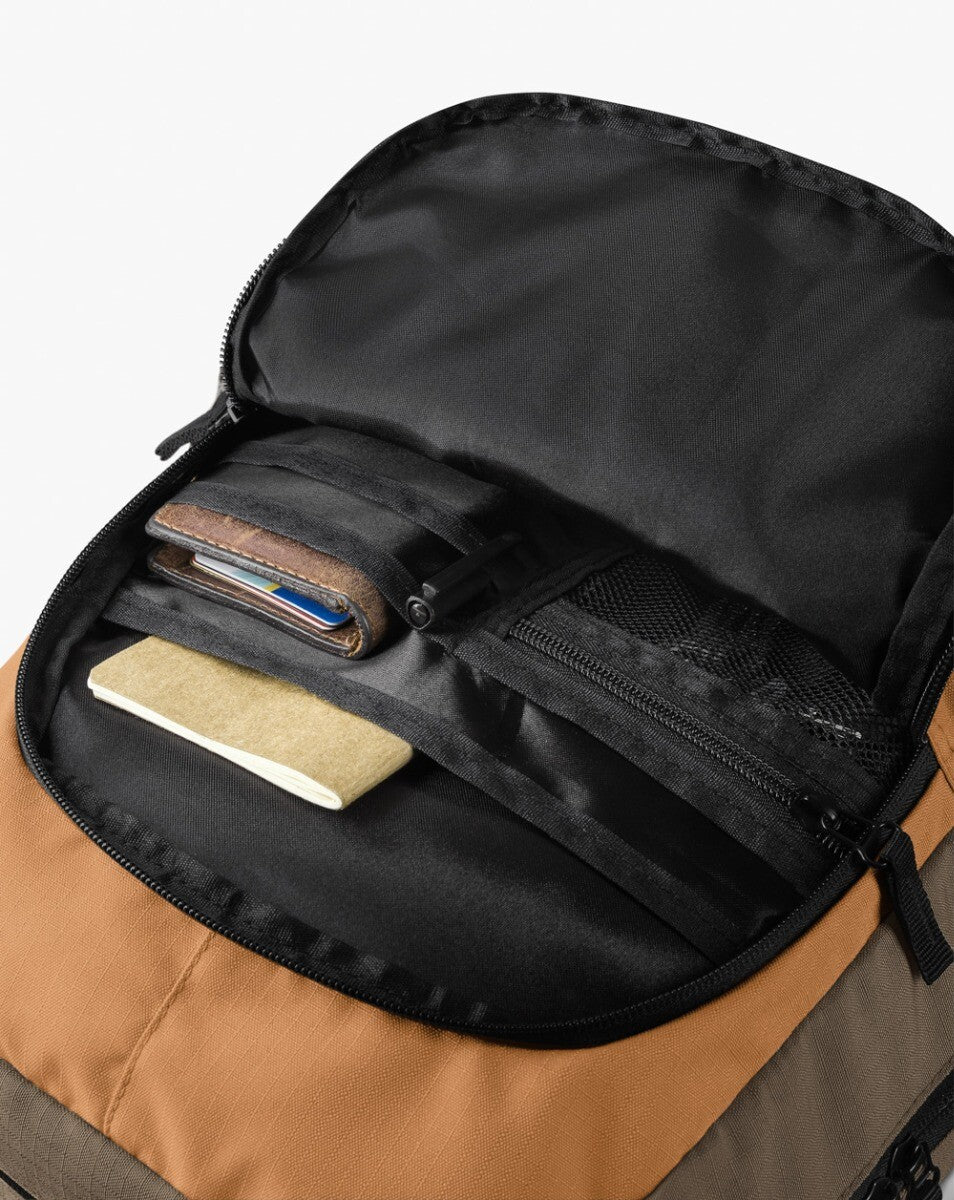 Mochila Gaivota 15L - Marrom, Caramelo e Caqui
