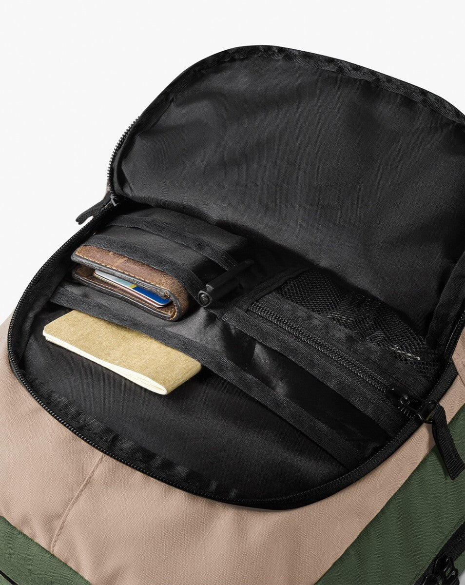 Mochila Gaivota 15L - Ocre e Verde Militar