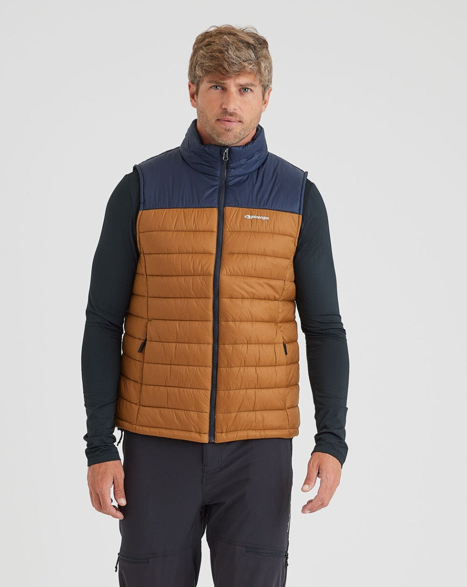 Colete Puffer All Gender Hermit Crab - Ocre