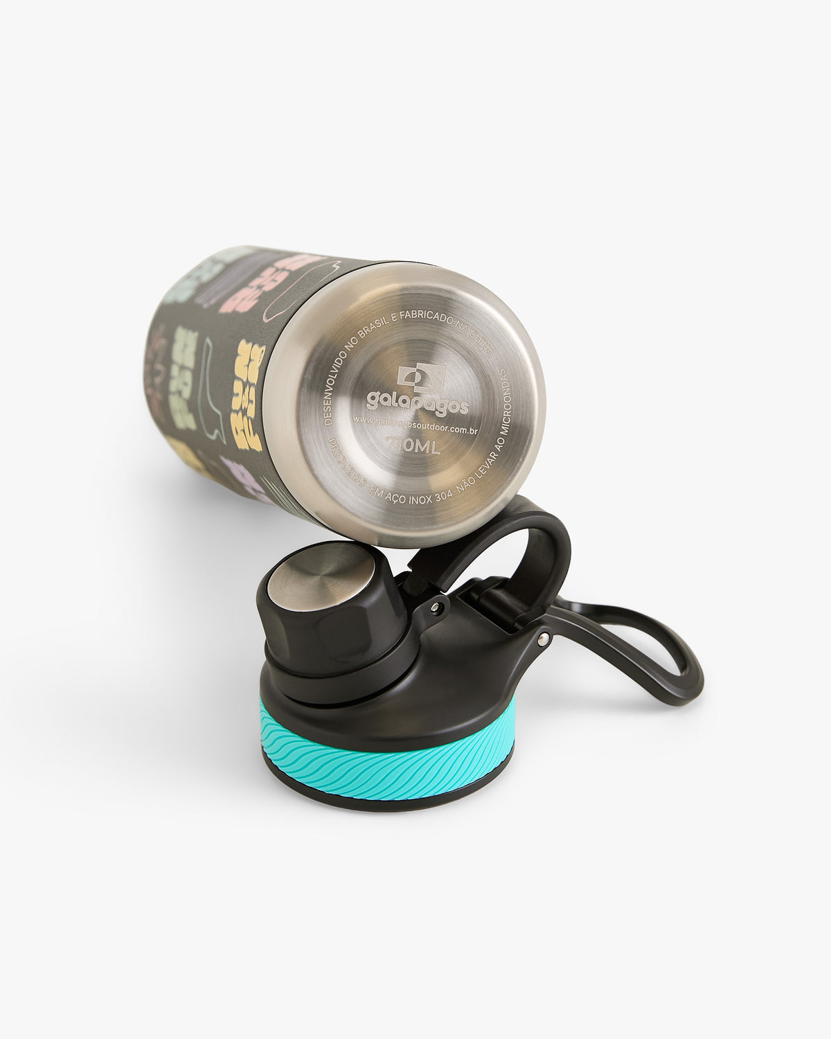 Garrafa Térmica Cascade Run & Fun 710ml - Preta
