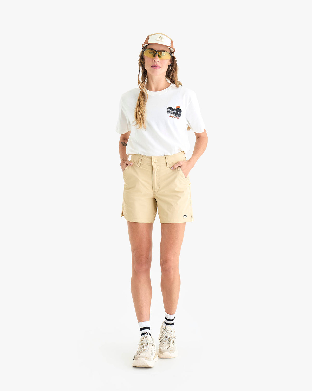 Shorts Finch Feminino - Cáqui