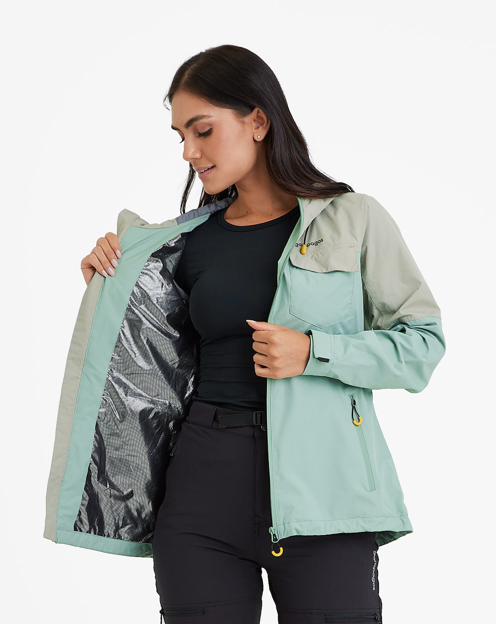 Jaqueta Feminina Impermeável Darwin Heat - Verde