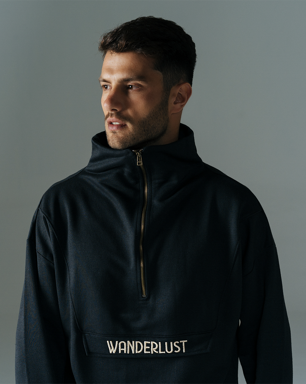 Moletom All Gender Wanderlust - Preto