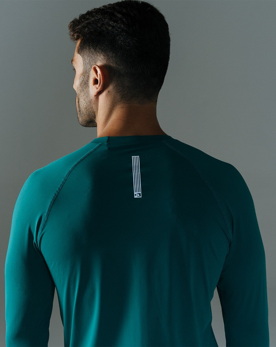 Blusa Masculina Long Sleeve Vella - Verde Esmeralda