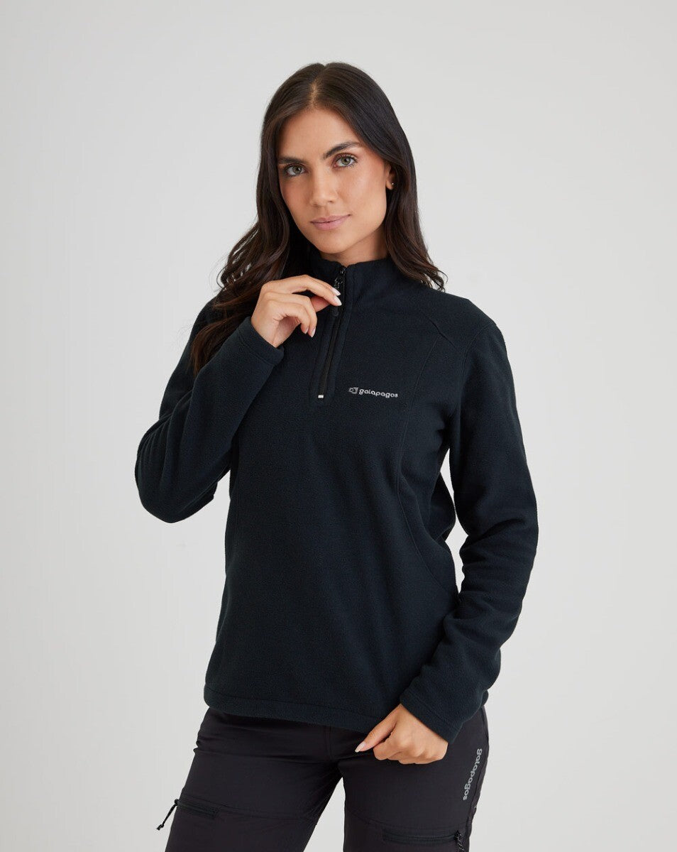 Blusão Fleece Feminino Makalu 2.0 - Preto