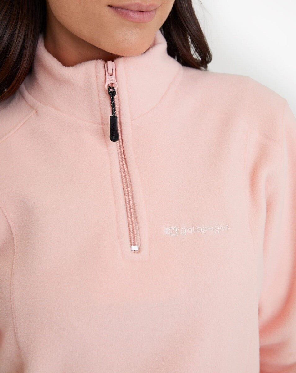 Blusão Fleece Feminino Makalu 2.0 - Rose