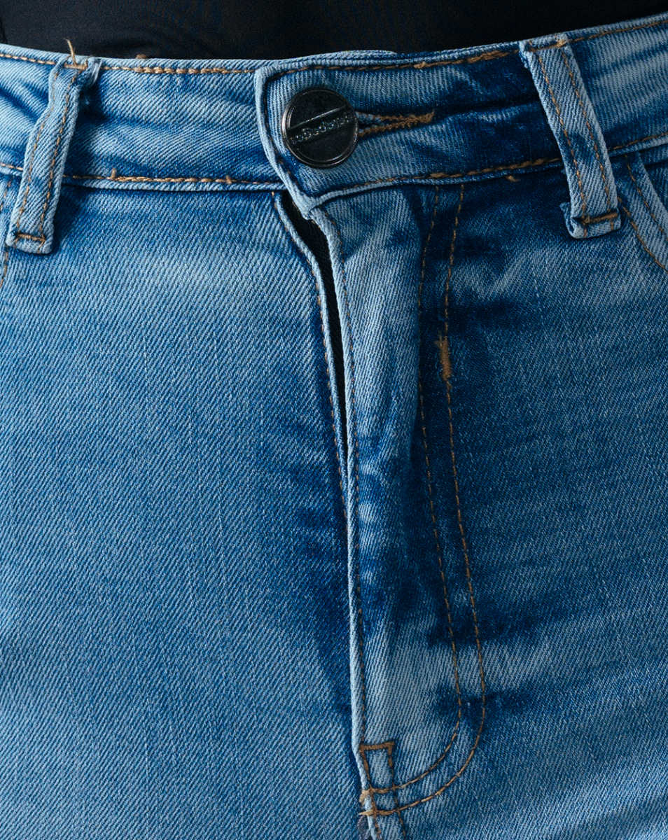 Calça Jeans Escalada Feminina Bolt - Blue Chalk