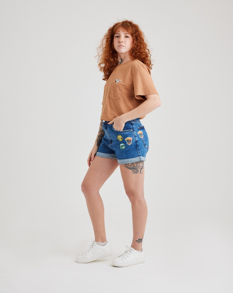 Shorts Jeans Beverly Snoopy