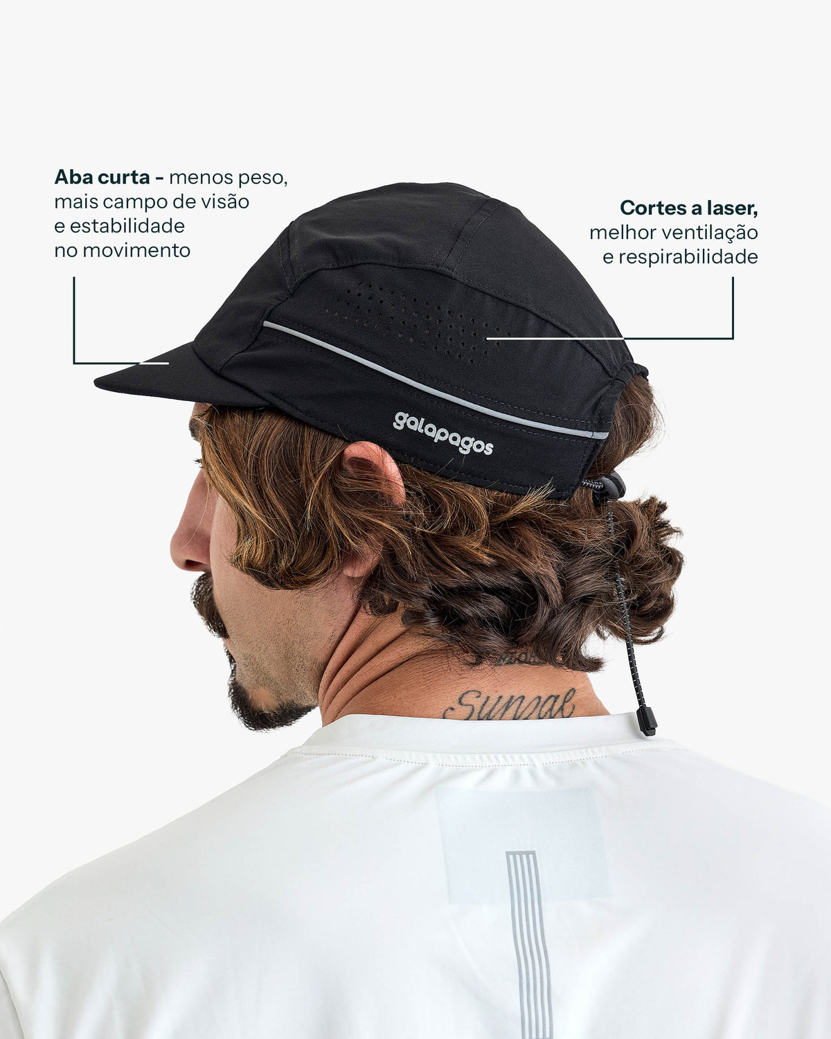 Boné Stride Pro - Preto