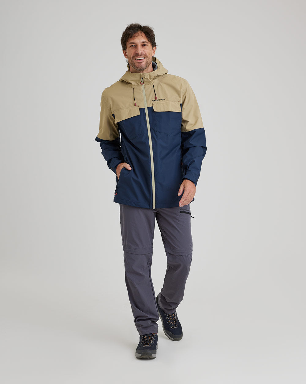Jaqueta Masculina Impermeável Darwin Heat - Azul Marinho