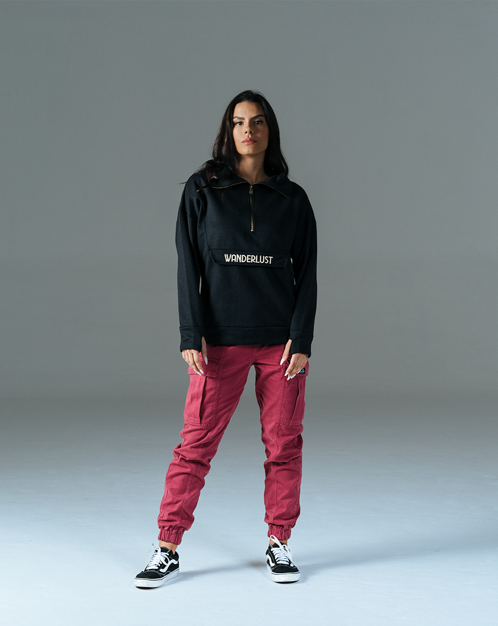 Moletom All Gender Wanderlust - Preto
