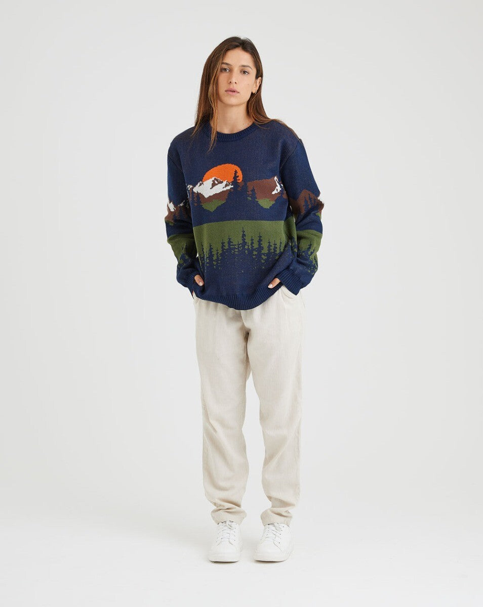 Blusão Tricot Timberline - Azul Marinho