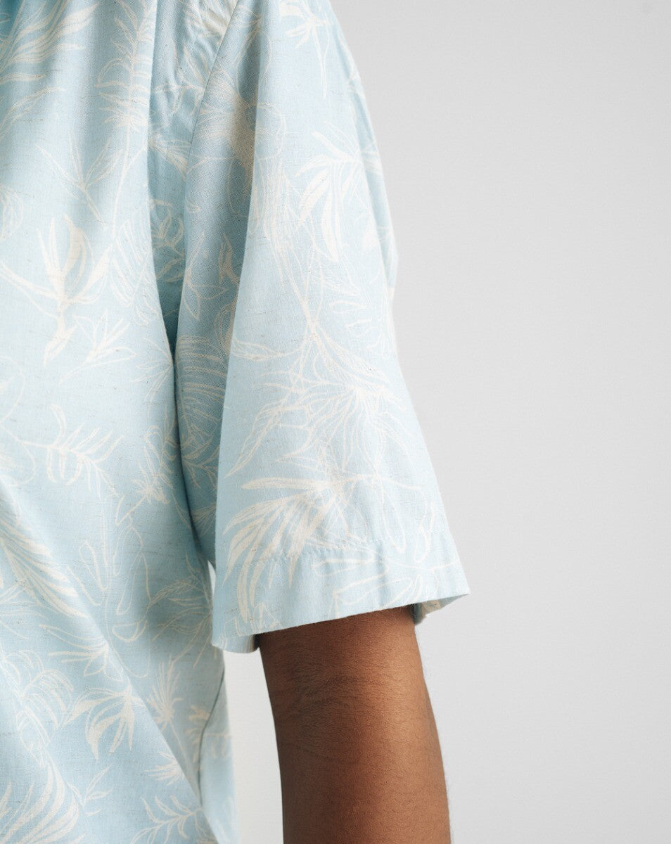 Camisa Estampada Maui Azul