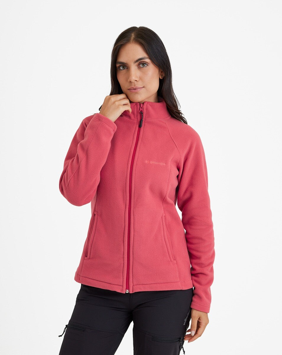 Jaqueta Fleece Kathmandu Fem 2.0 - Goiaba