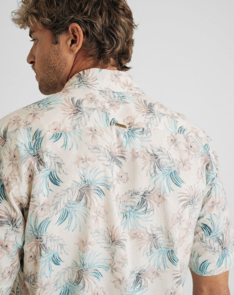 Camisa Estampada Malu Areia