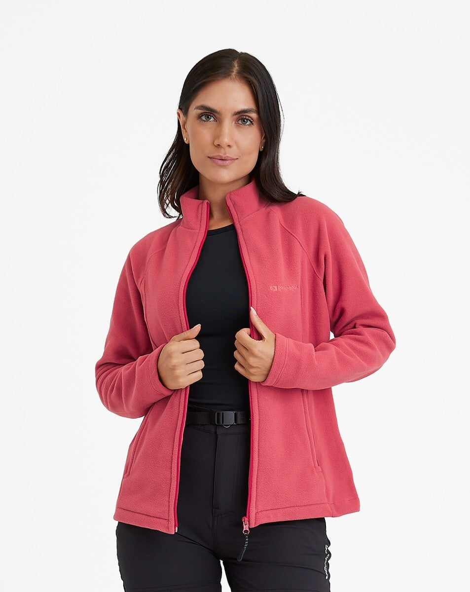 Jaqueta Fleece Kathmandu Fem 2.0 - Goiaba