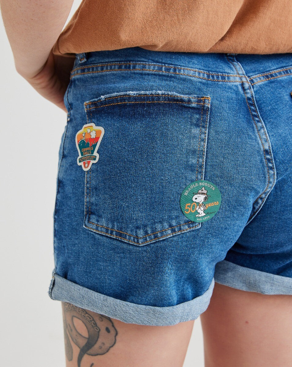 Shorts Jeans Beverly Snoopy
