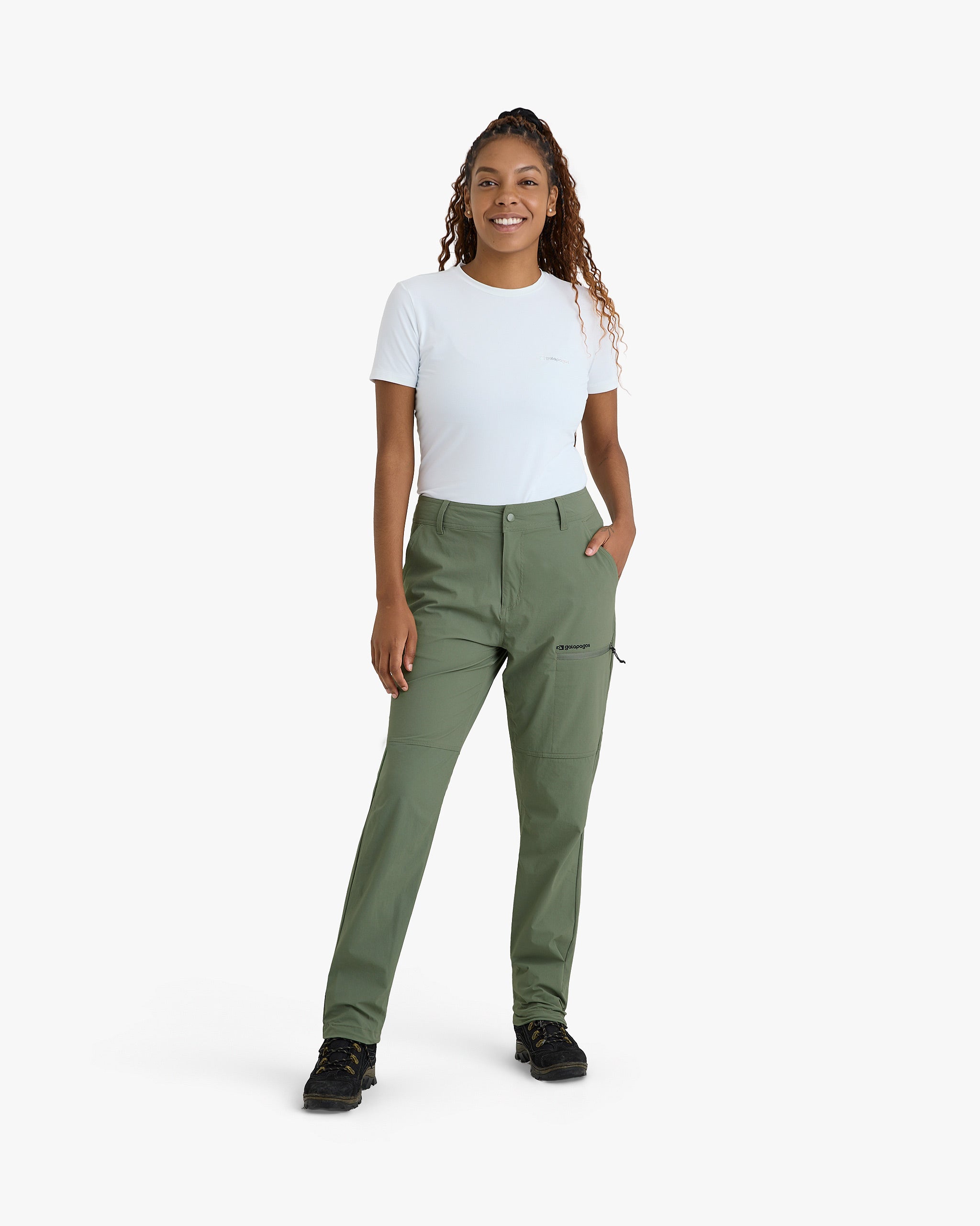 Calça Técnica Discovery Feminina - Verde - Galapagos Outdoor