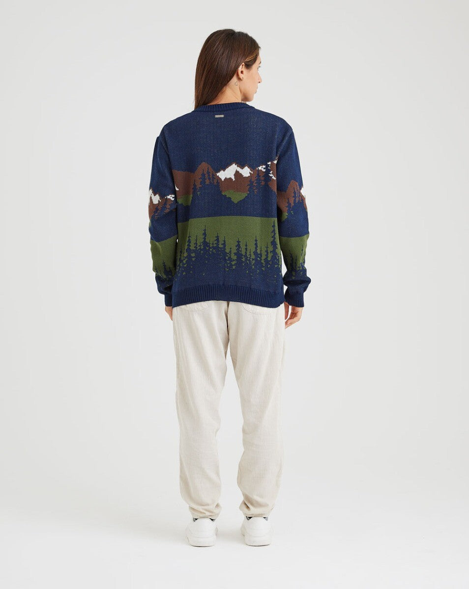 Blusão Tricot Timberline - Azul Marinho