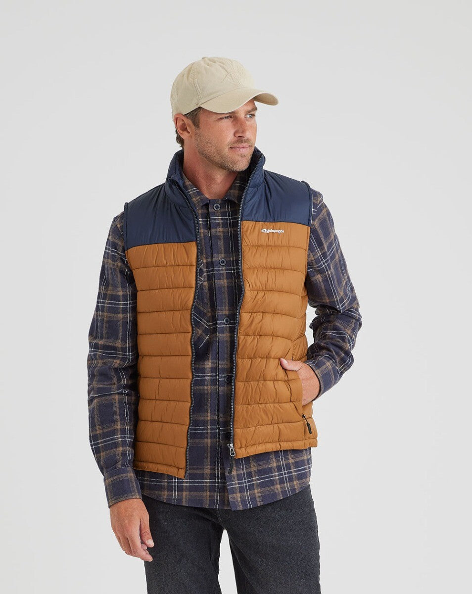 Jaqueta Overshirt Flanela Trucker Xadrez - Azul Marinho