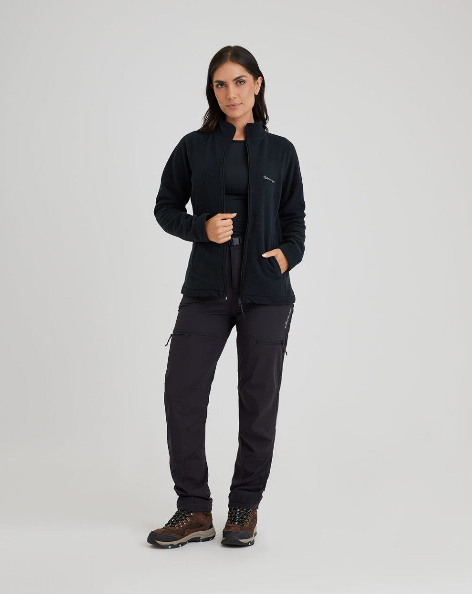 Jaqueta Fleece Kathmandu Fem 2.0 - Preto