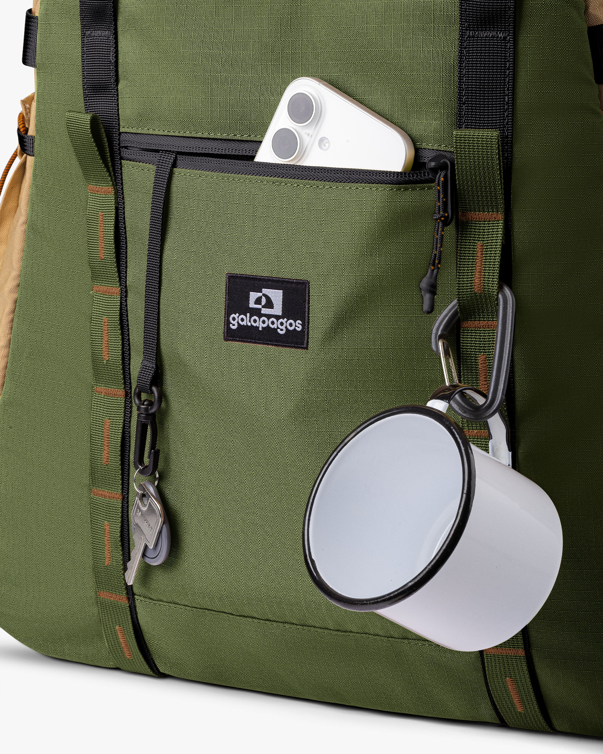 Bolsa Tote All-In 35L - Verde e Cáqui