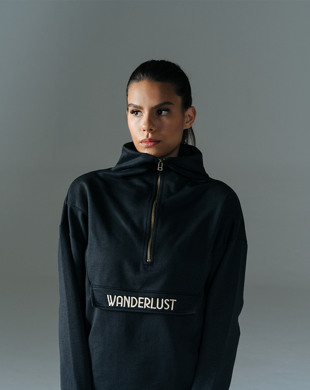 Moletom All Gender Wanderlust - Preto