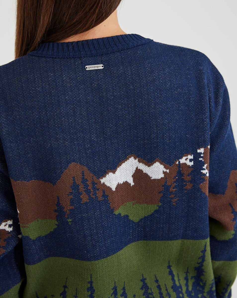 Blusão Tricot Timberline - Azul Marinho