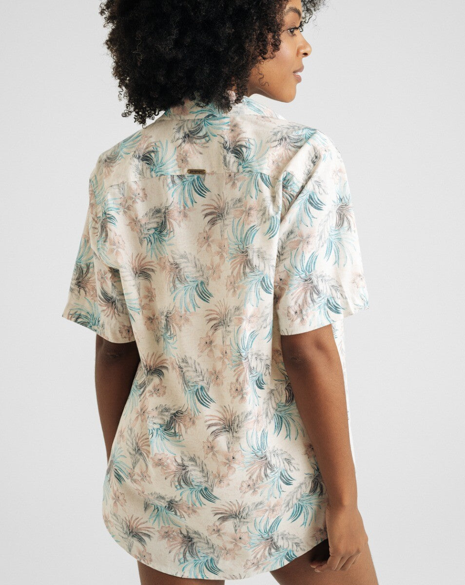 Camisa Estampada Malu Areia