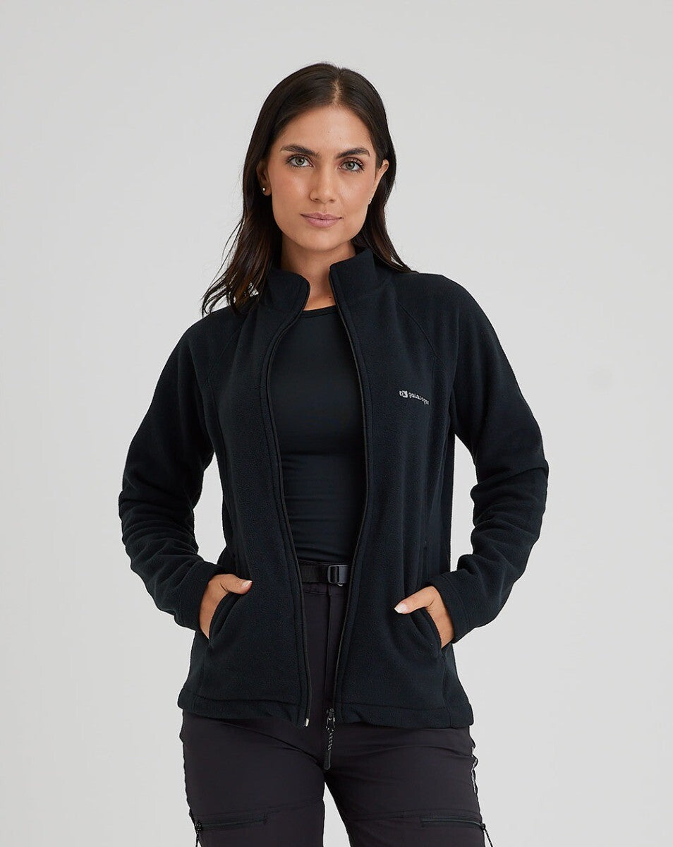 Jaqueta Fleece Kathmandu Fem 2.0 - Preto