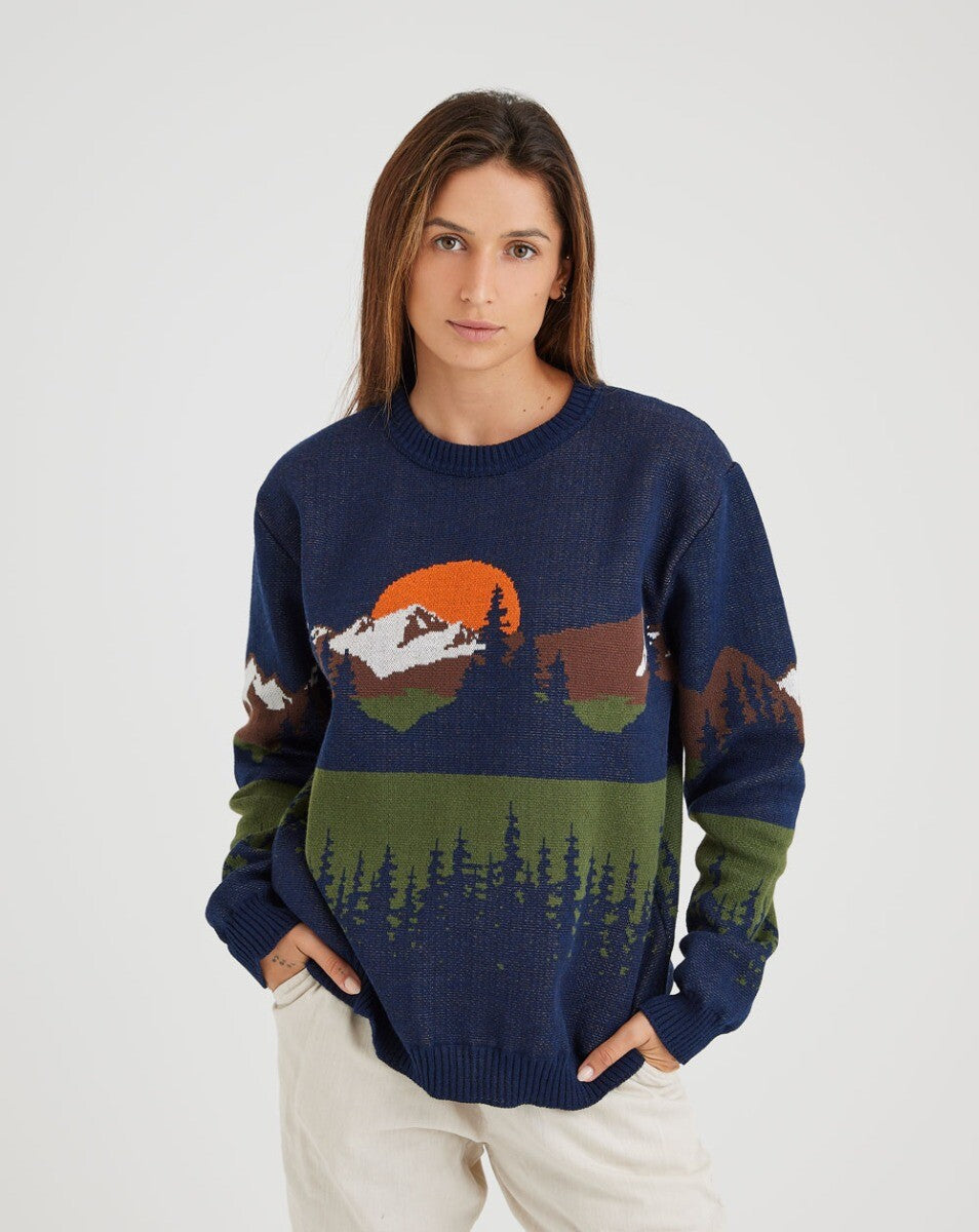 Blusão Tricot Timberline - Azul Marinho