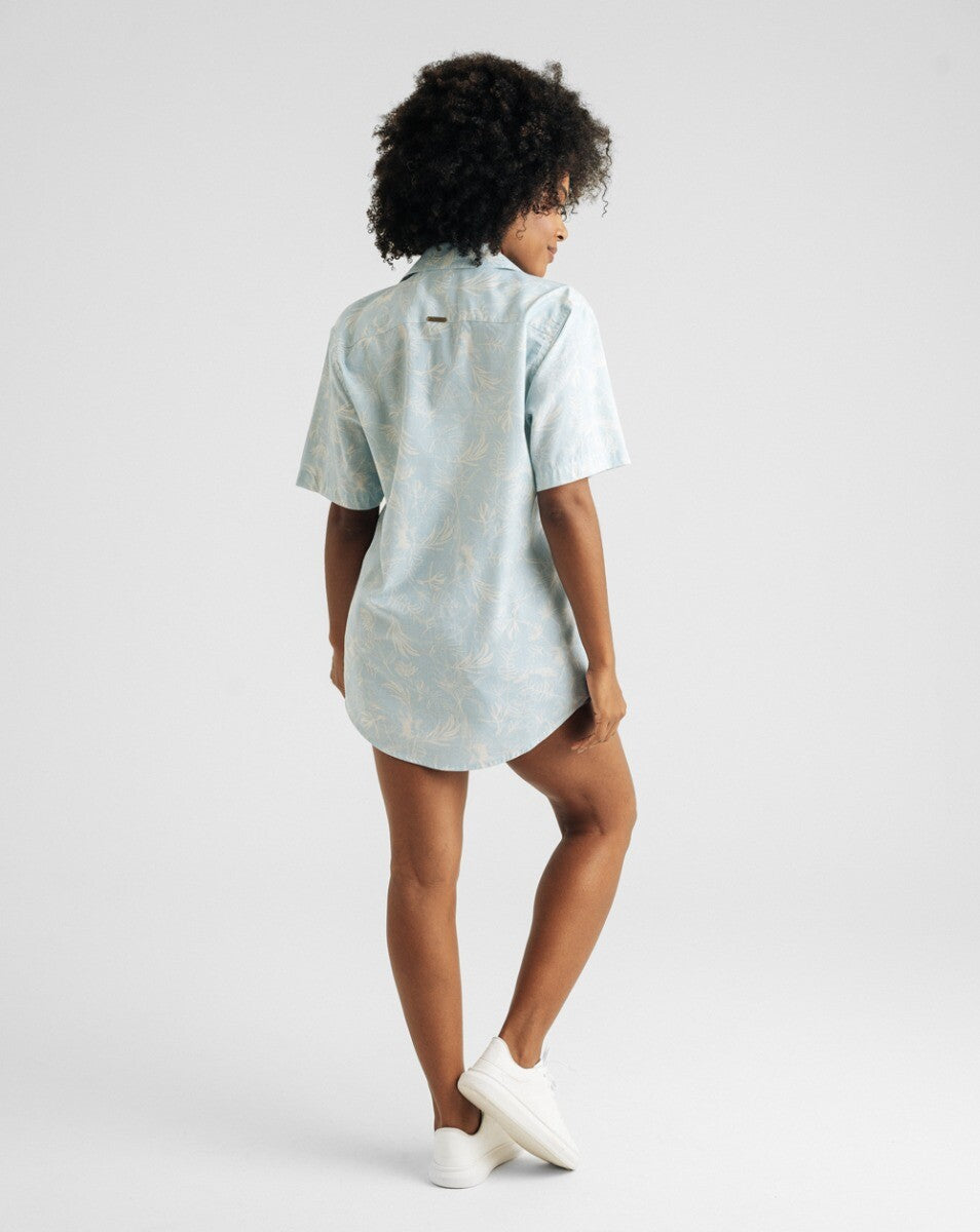 Camisa Estampada Maui Azul