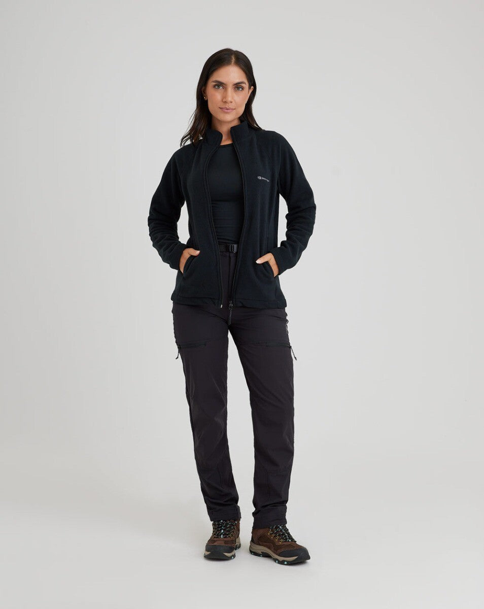 Jaqueta Fleece Kathmandu Fem 2.0 - Preto